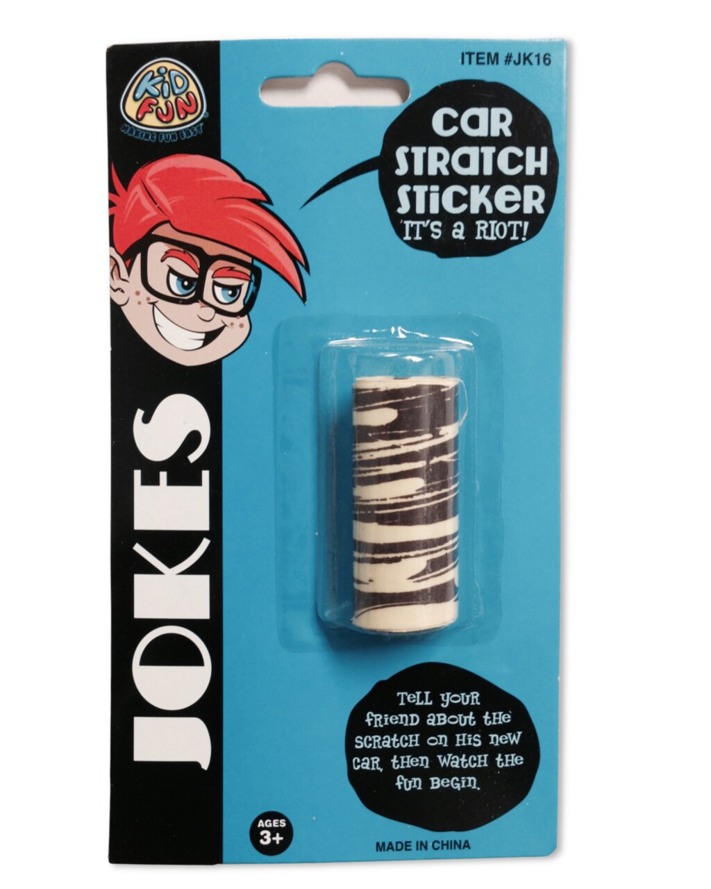 Car Truck Van Fake Scratch Adhesive Window Sticker Funny Decoration